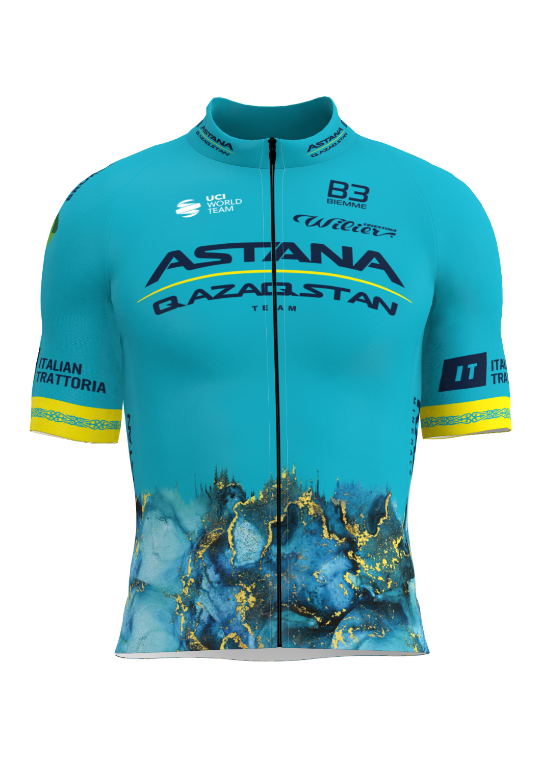Biemme Man S S Jersey Pro Team Astana 2024 Astana AST24 Canada Biemme America