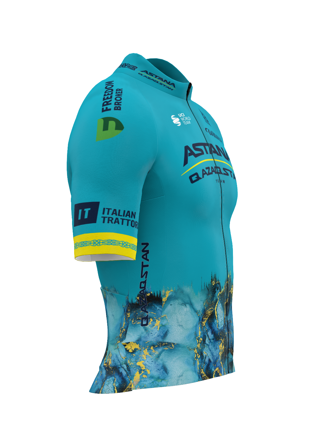 Biemme Man S S Jersey Pro Team Astana 2024 Astana AST24 Canada Biemme America